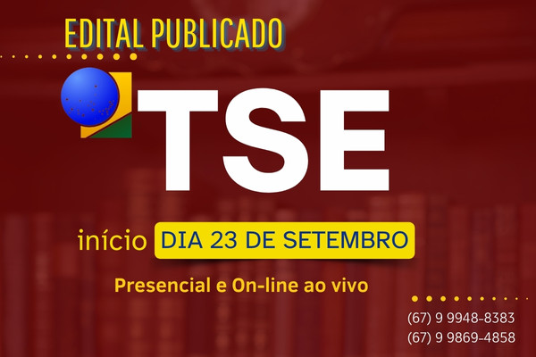 Curso para TSE – ANALISTA JUDICIÁRIO – Área Administrativa