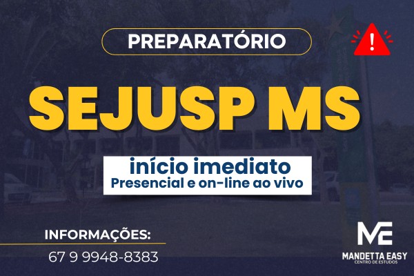 Curso para SEJUSP MS